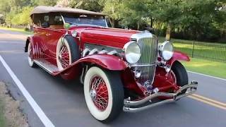 1932 Duesenberg dualcowl phaeton [upl. by Anilocin615]