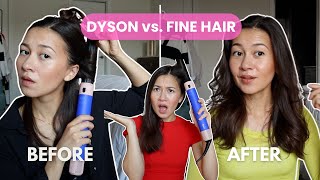 Dyson Air Wrap for Fine Hair Does it Really Work  Review and Tips [upl. by Narmak]