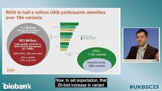 S317 Analysis of whole genome sequencing data  UK Biobank Scientific Conference 2023 subtitles [upl. by Lyns424]