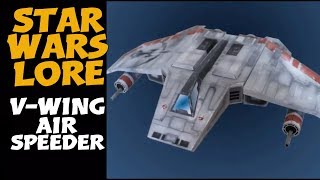 The speedy VWing Airspeeder  Star Wars Vehicles [upl. by Bissell]