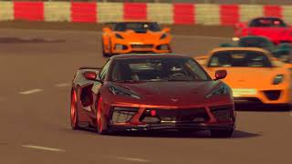 Corvette C8 Faces Off Against Hypercar Legends Who Comes Out on Top [upl. by Llenehs]