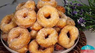 ROSQUILLAS CON SOLO 6 INGREDIENTES Las rosquillas son la merienda perfecta para compartir  DULCES [upl. by Budworth]