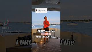 yachtie yacht thatyachtiegirl stewardess deckhand content dating couple [upl. by Leelah]