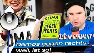 Demos gegen rechts weil ist so Straßenumfrage [upl. by Eelasor]