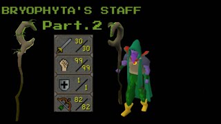 BRYOPHYTAS STAFF F2P PKING PART2  OSRS  COMBAT LVL 58  99 STRENGTH  STEROIDS [upl. by Mimi635]