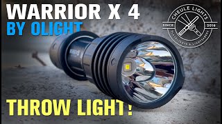 Olight Warrior X 4  2600 lm Long Range Thrower [upl. by Lemmuela153]