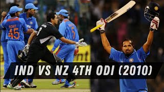 India Vs Newzealand 4th Odi 2010  Yusuf Pathan Steals the Show India Secures 40 Series Lead [upl. by Uthrop642]