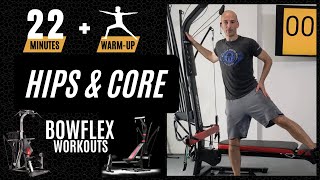 Hips amp Core Bowflex Workout  22 minutes  Warmup  PR1000 amp XCEED [upl. by Nnaihs]