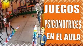 Juegos PSICOMOTRICES en el AULA 👍 [upl. by Bois793]