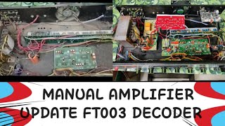 OLD MANUAL AMPLIFIER UPDATE FT003 DECODER HampS AUDIO HOME THEATER [upl. by Jacobson]