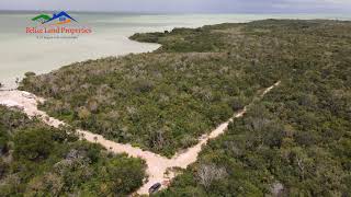 Affordable 1 Acre Beachfront Lots For Sale in Cerros Peninsula Corozal Belize [upl. by Claiborne]