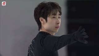 ⛸️Mens short program of Jin Boyang at 14th National Games figure skating team event 金博洋十四冬花滑团体短节目回放 [upl. by Gent17]