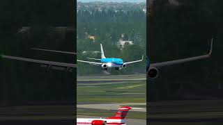 KLM B737 Aircraft Landing at Ninoy Aquino International Airport [upl. by Suez]