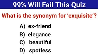 English Synonym Quiz  Can You Pass This Test CHAPTER5 [upl. by Hannie]