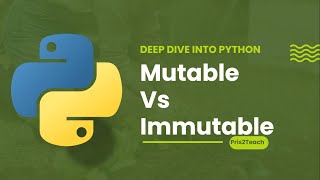 Python Mutable vs Immutable Objects in Tamil  39 DDP [upl. by Adnileb979]