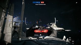 Star Wars Battlefront II Starfighter Assault GameplayRYLOTH  No Commentary [upl. by Aztin910]