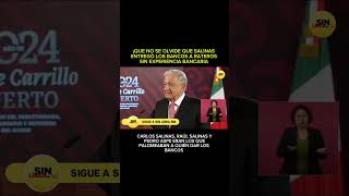 Que no se olvide que Salinas entregó los bancos a rateros sin experiencia bancaria [upl. by Dobson588]