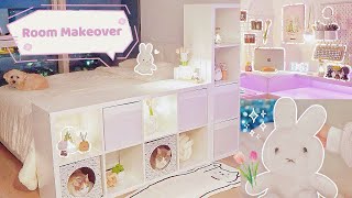 Room Makeover 🌸✨ ikea amazon pinterest minimalist aesthetic desk setup stationery organization [upl. by Yllime917]