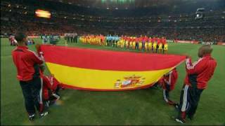 Himno de España en la Final de la Copa del Mundo 2010 de Sudáfrica Estadio Soccer City [upl. by Sproul]