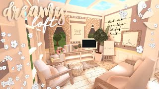 Dreamy Summer Loft  Bloxburg Speedbuild  Nixilia [upl. by Azerila]