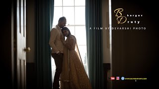 BhargavDruty  Reception Highlights  Gujarati Indian Wedding  Cinematic Highlights 2022 [upl. by Hedvige]