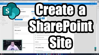 How to Create a SharePoint Site in the SharePoint Admin Center  2023 Microsoft Tutorial [upl. by Glovsky]