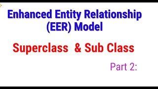 Superclass and Subclass in EER Models Tutorial በአማርኛ part 2 [upl. by Rodl]