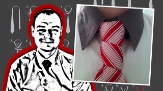 How to Tie the Floating Spiral Necktie Knot [upl. by Nic858]