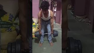 day 263 of body recomposition back workout at home motivationbodytransformbackbodyrecomposition [upl. by Nerreg]