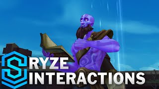 Ryze Special Interactions [upl. by Ekeiram]