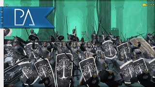 GONDOR SURROUNDED BY ORCS IN MORIA  Fall of Mordor Mod  Mount amp Blade Warband Gameplay [upl. by Htnnek]