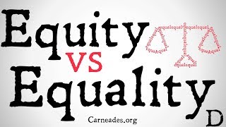 Equity vs Equality Philosophical Distinction [upl. by Shaper215]