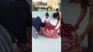 Mitthu ka big big lehnga 🤣🤣🥻shorts short shortvideo trending funny viralvideo viralshorts [upl. by Annoerb253]