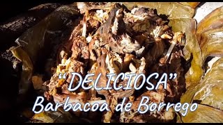 Sacando la Barbacoa de Borrego  barbacoa en horno bajo la tierra  barbacoa original estilo hidalgo [upl. by Zapot]