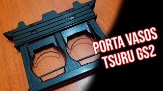 Instalación de porta vasos en Tsuru GS1  Circuito Elite [upl. by Latoniah674]