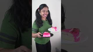 Sister VS Me 🍓 Eating Strawberry Cake 🎂 Behno ki NokJhok 😜 minkutinku shorts comedy funny cake [upl. by Ayoj532]