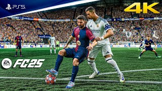 FC 25  Barcelona vs Real Madrid Ft Messi Ronaldo  UEFA Champions League Final  PS5™ 4K60 [upl. by Delahk172]