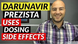 Darunavir Prezista  Pharmacist Review  Uses Dosing Side Effects [upl. by Mayfield]