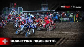 RAM Qualifying Highlights  MXGP of Switzerland presented by iXS 2023 MXGP Motocross [upl. by Nylsirhc]