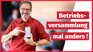 Betriebsversammlung Neue Methoden [upl. by Kotta]