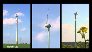 Enercon wind energy turbines in action [upl. by Wilkie393]