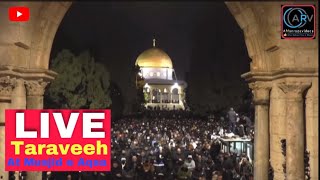 LIVE Taraweeh Masjid al Aqsa PalestineDay 25th Ramadan 14452024 لائیو ترایح ، مسجدالاقصیٰ ، فلسطین [upl. by Blatman854]