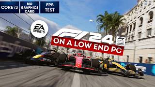 F1 24 gameplay on Low End PC  NO Graphics Card  i3 [upl. by Netram]