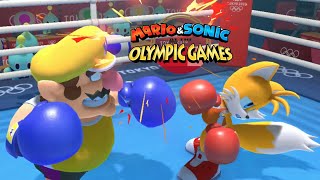 Mario amp Sonic At The Olympic Games Tokyo 2020 Boxing Hard Wario Daisy amp Mario Gameplay [upl. by Phina]