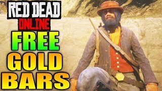 Red Dead Online Tips  HOW TO GET 15 GOLD BARS FOR FREE [upl. by Enaols]