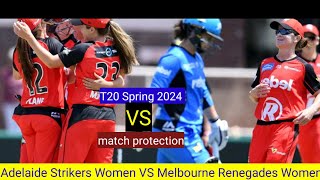 The Wild World of Women’s Cricket Adelaide Strikers vs Melbourne Renegades Women [upl. by Yolanthe471]