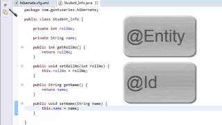 Hibernate Tutorial Part 4 b  How to create the first Hibernate Application in Eclipse  Hands on [upl. by Tressa149]