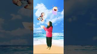 Catching flying crying Baby 👶😭🥺❤️👍viralvideo funny trending shrots [upl. by Einnaj883]