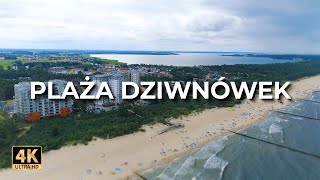 Plaża Dziwnówek z drona  Lato  LECE W MIASTO™ 4k [upl. by Aletta142]