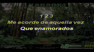 BORRACHA TE RECUERDO  ANGELICA GALLEGOS KARAOKE COVER [upl. by Assehc]